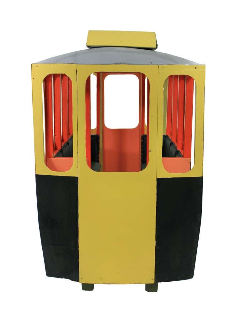 French A Life Size 50's Fairground Tram For KIds