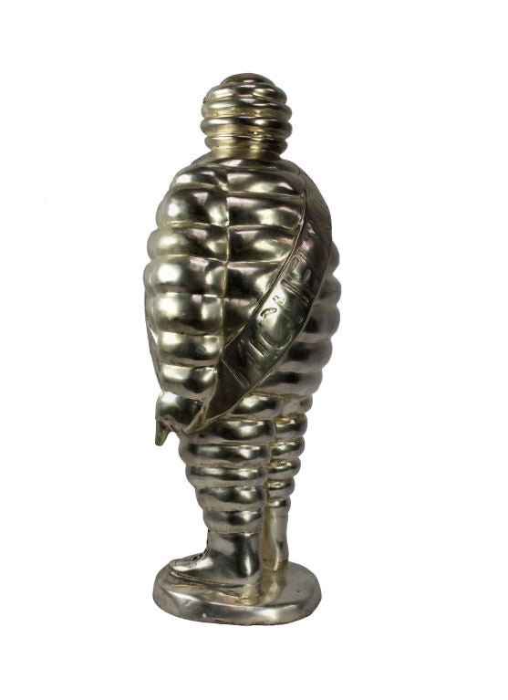 A Silvered Bronze Michelin Man used in Michelin stores and given to employees depending on length of service during the 50's-70's