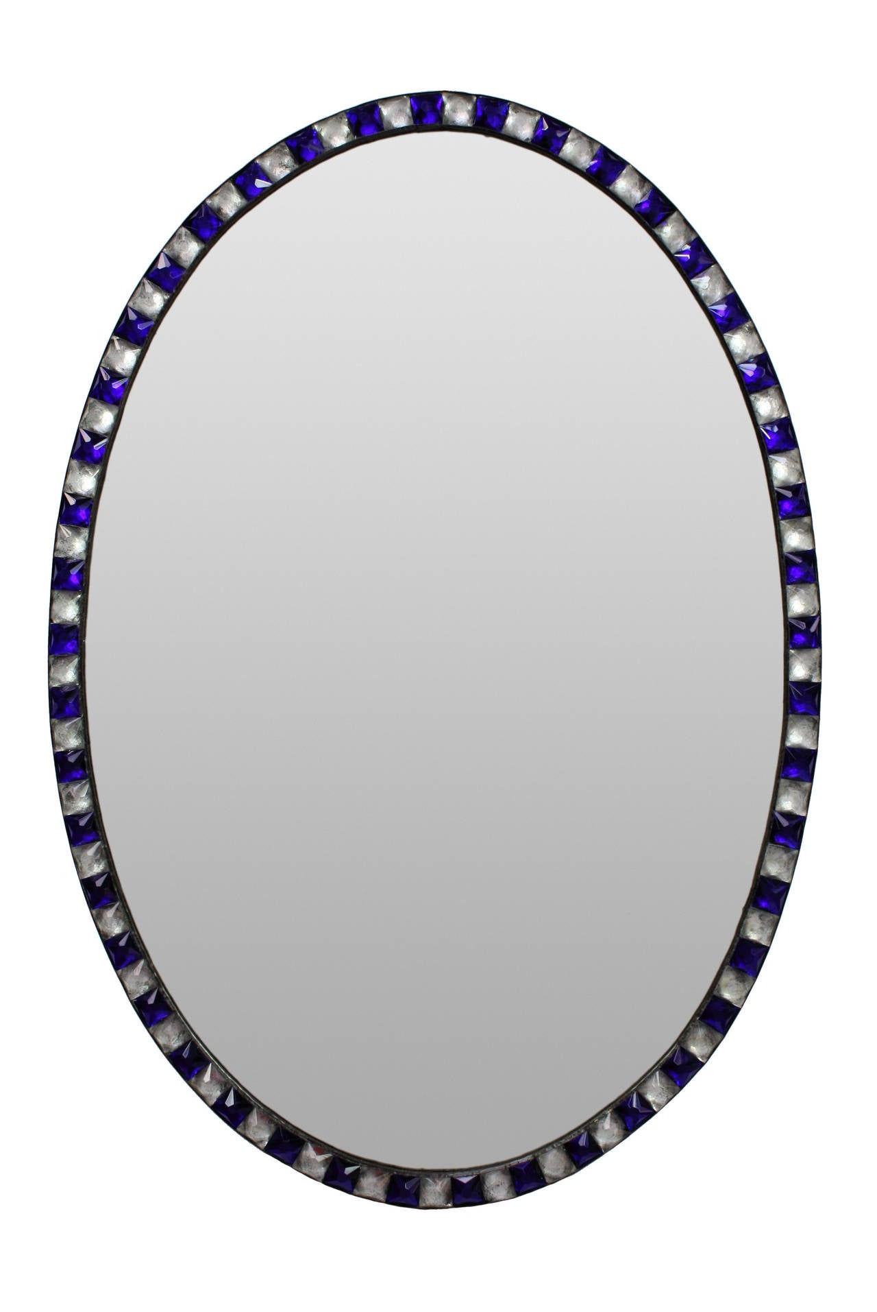 Pair of George III Style Irish Mirrors in Rock Crystal