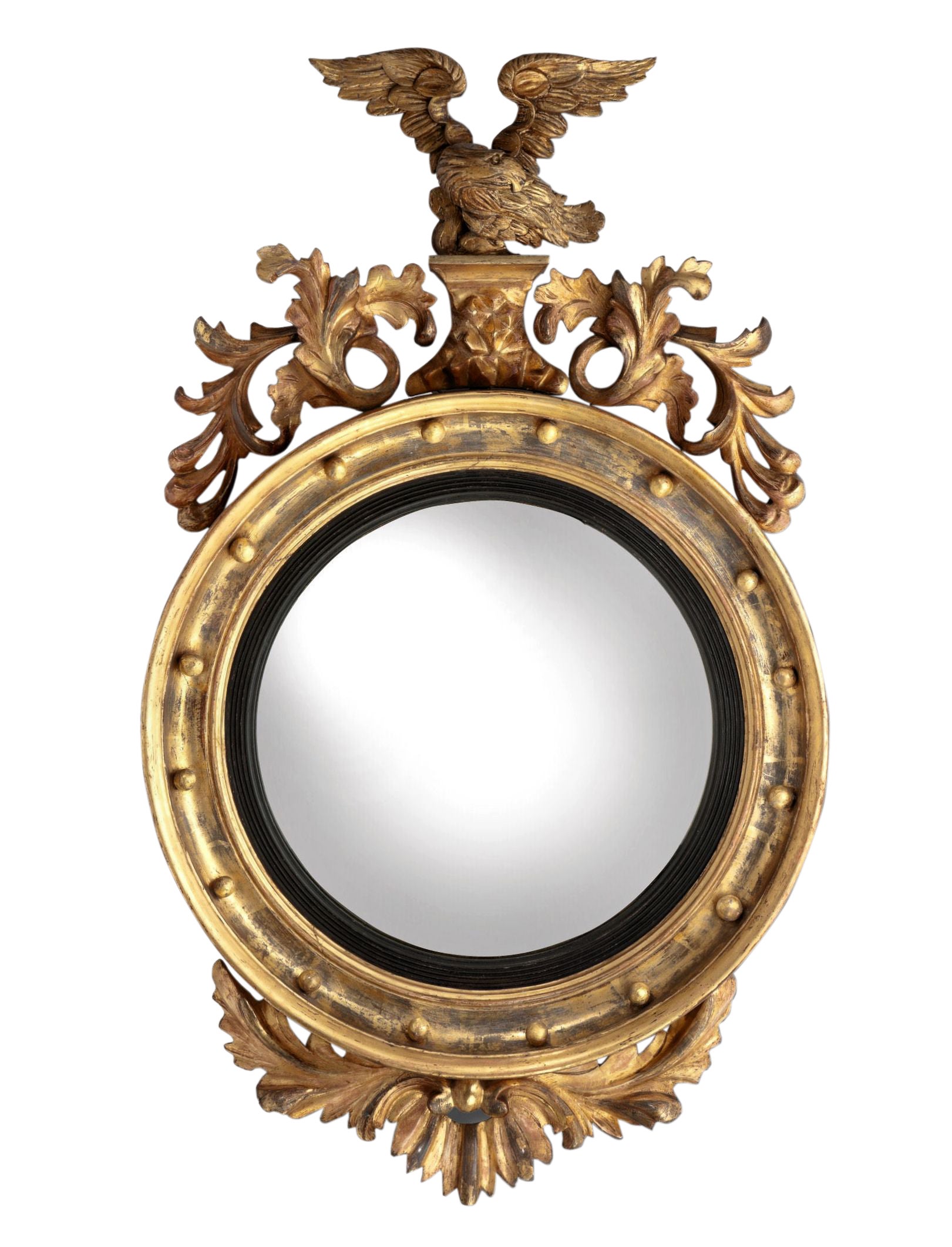 A Fine Early 19th Century Convex Mirror