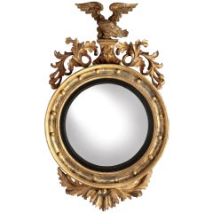 A Fine Early 19th Century Convex Mirror