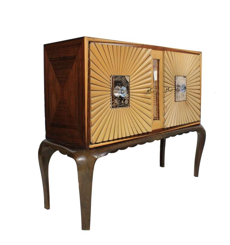 A Stylish Bar Cabinet Attr To Borsani