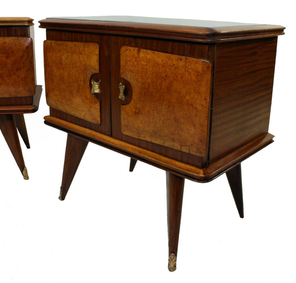 A Pair Of Osvaldo Borsani Night Stands