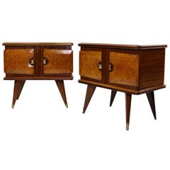 A Pair Of Osvaldo Borsani Night Stands