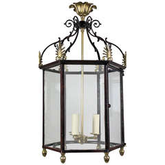 An English Regency Style Hanging Lantern