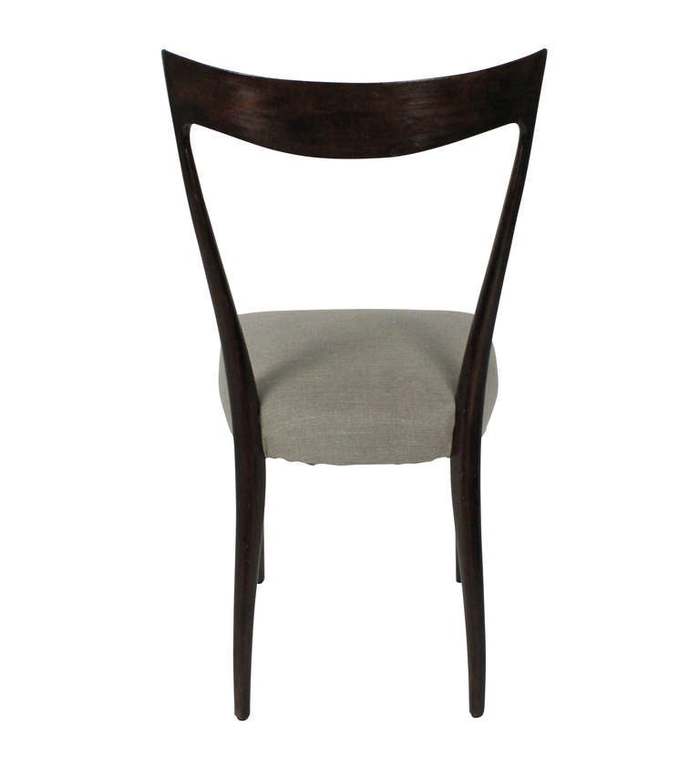 Six Elegant Italian Dining Chairs 1