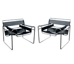 A Pair of Marcel Breuer Wassily Chairs