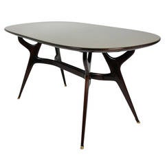 Vintage Sculptural Dinning Table Attributed to Ico Parisi