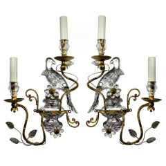 A Pair Of Maison Bagues Wall Lights