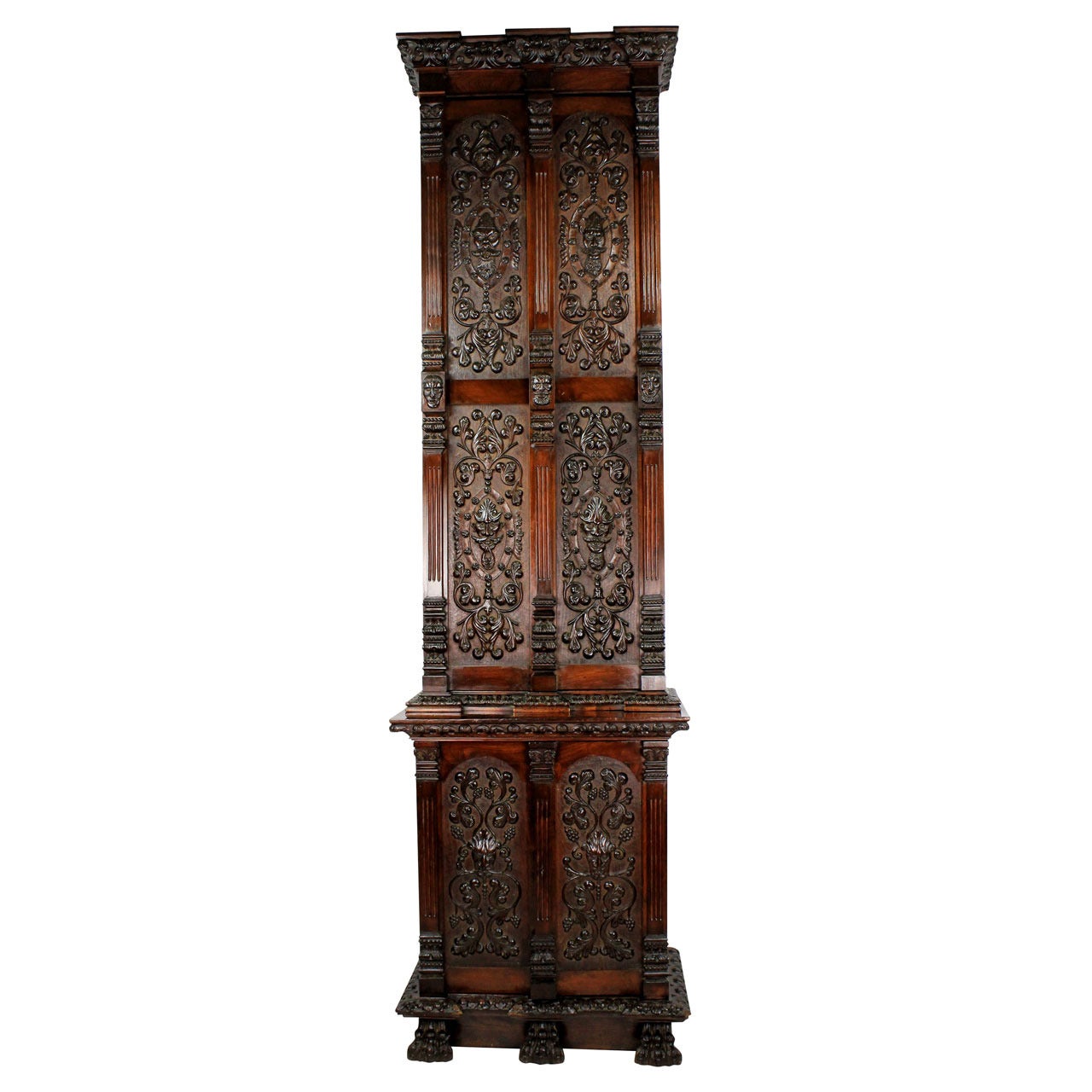 Exquisite Early 19th Century Irish Country House Gun Cabinet