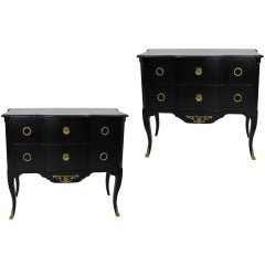 A Pair Of Mailfert Directoire Style Commodes