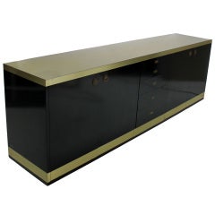 A Large Signed Willy Rizzo Credenza