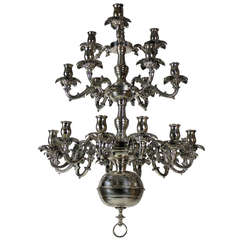 A French Silver Chandelier 12