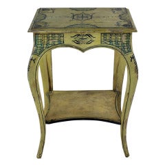 An English 18th Century Painted Side Table