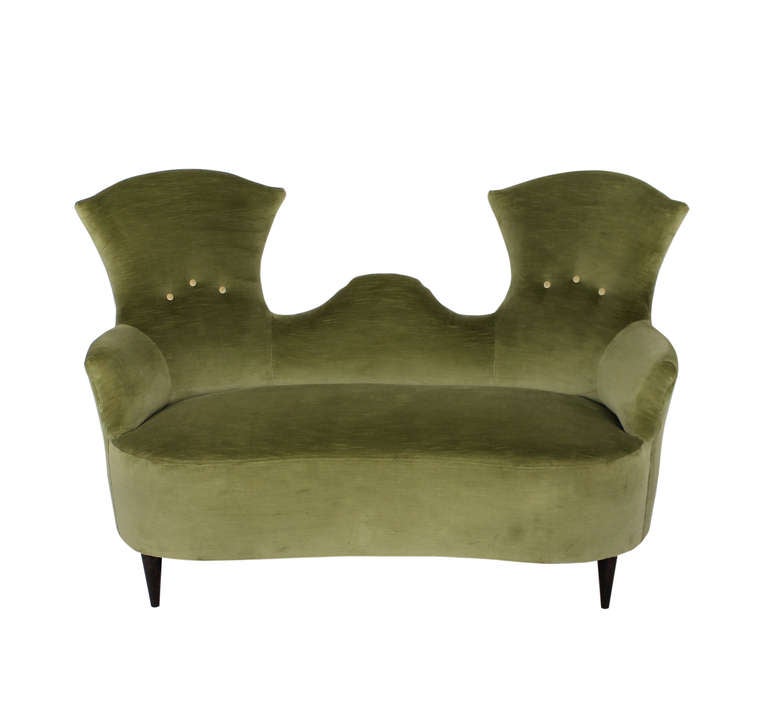 An Elegant 50's Italian Sofa & Chairs