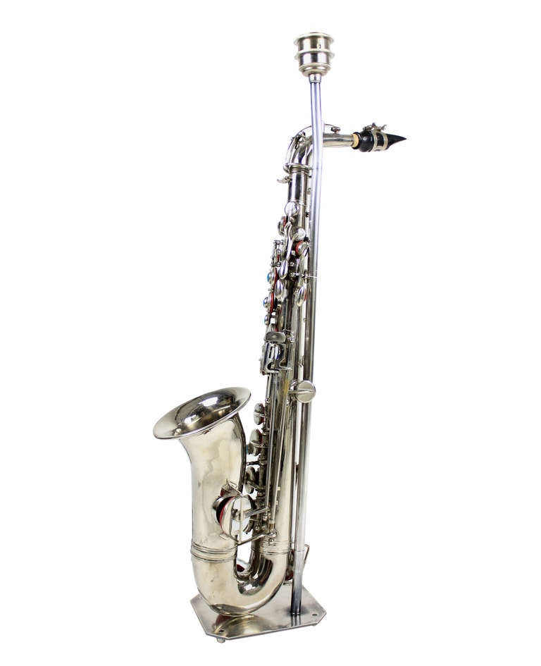 A Saxophone Table Lamp at 1stDibs