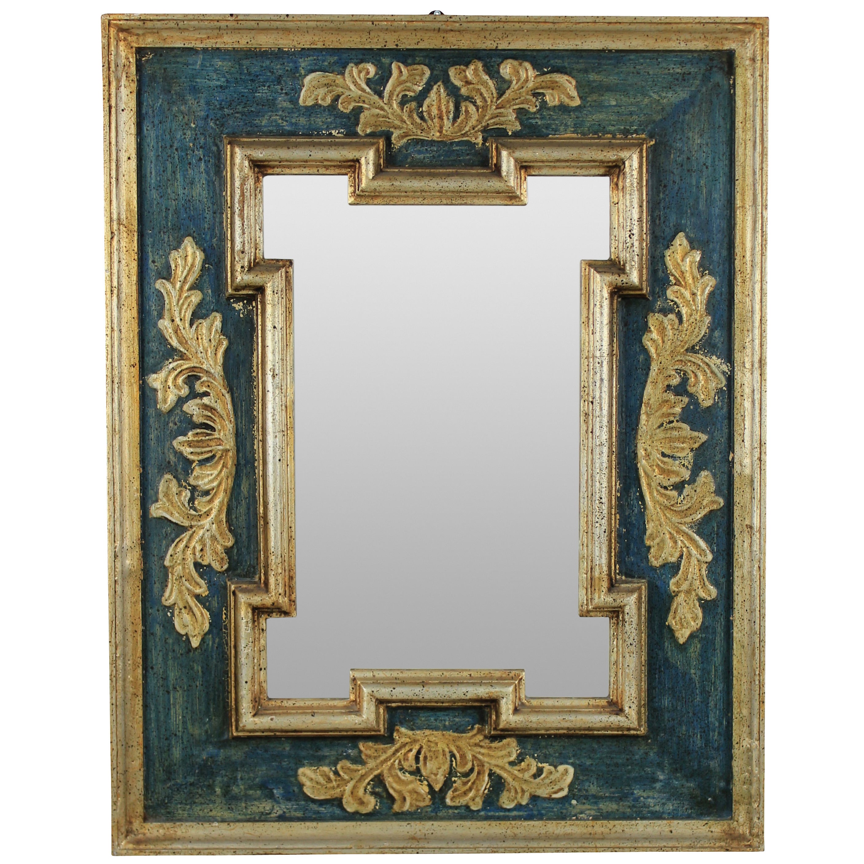 Italian Painted and Gilded Mirror