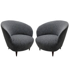 Pair of Stylish Chairs in the Style of Parisi