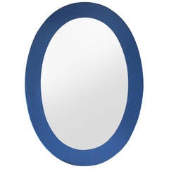 Italian Blue Bordered Mirror