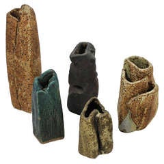 A Collection Of 60's Ceramic Pots