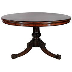 Fine Neoclassical Holland & Sons Circular Dining Table