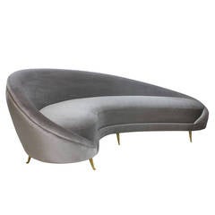 Large Sculptural Sofa in the Style of Ico Parisi