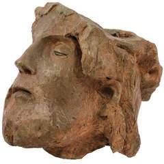 A Terracotta Ecco Homo Head