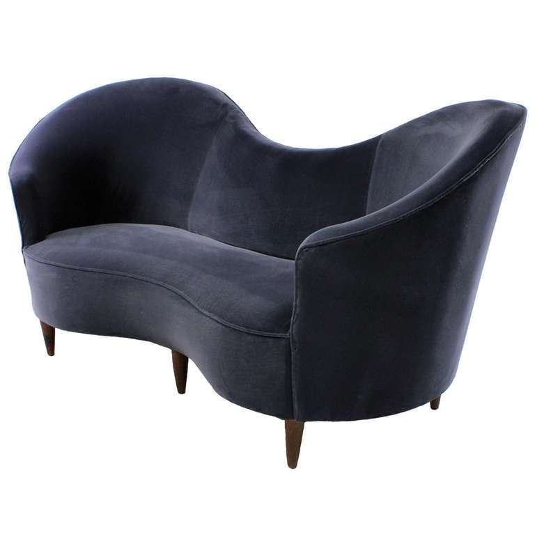 A Sculptural Sofa Attributed to Ico Parisi at 1stDibs