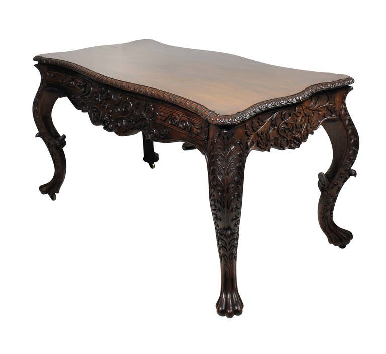 Fine William IV Anglo-Indian Library Table
