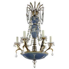 Antique A Signed Wedgwood Chandelier c.1880