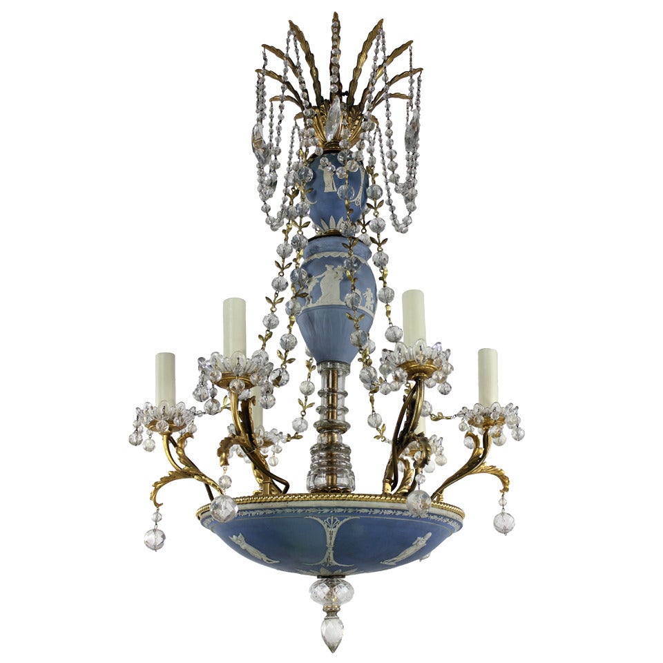 A Signed Wedgwood Chandelier c.1880