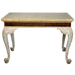 A Large 18th Century English Console Table In The Manner Of William Kent