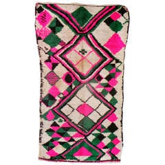 Wild vintage berber rug