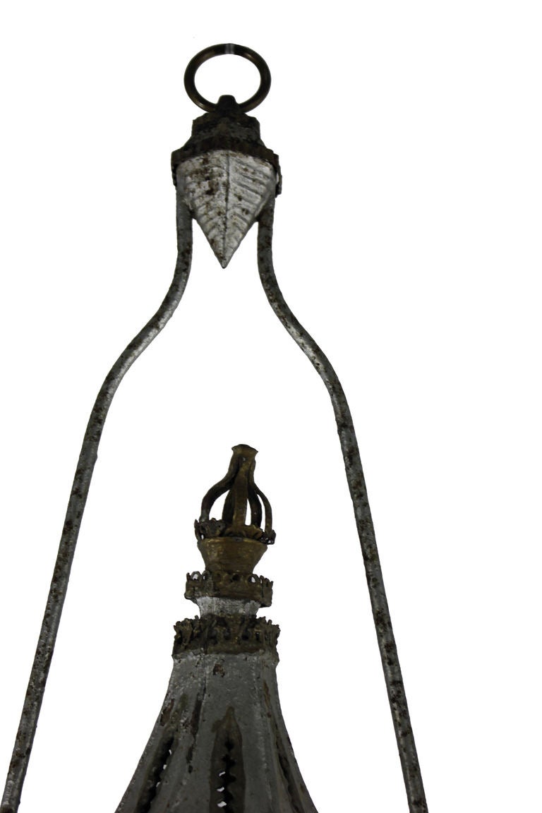 19th Century Four Tapering Gothic Hanging Lanterns