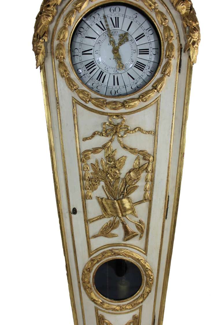 An Important Long Case Clock By Andre Lepaute