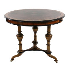A Swedish Walnut Centre Table