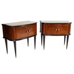 Vintage A Pair Of Night Stands By Paolo Buffa