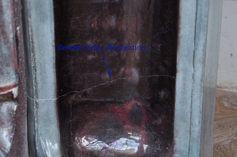 Extraordinary Antique Art Nouveau Stoneware Fireplace Signed by Emile Muller 2