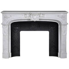 Antique Regency Style Fireplace from the Hôtel de Crillon in Paris, 19th Century