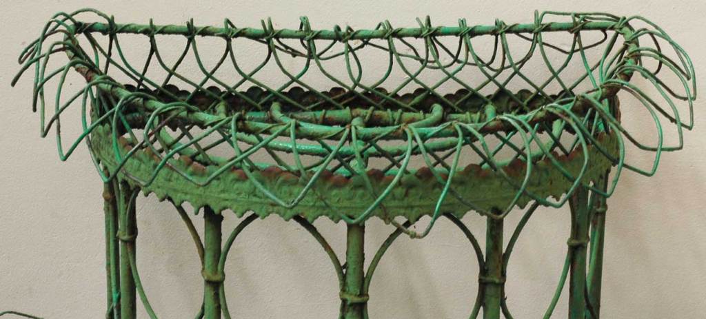 antique tiered plant stand