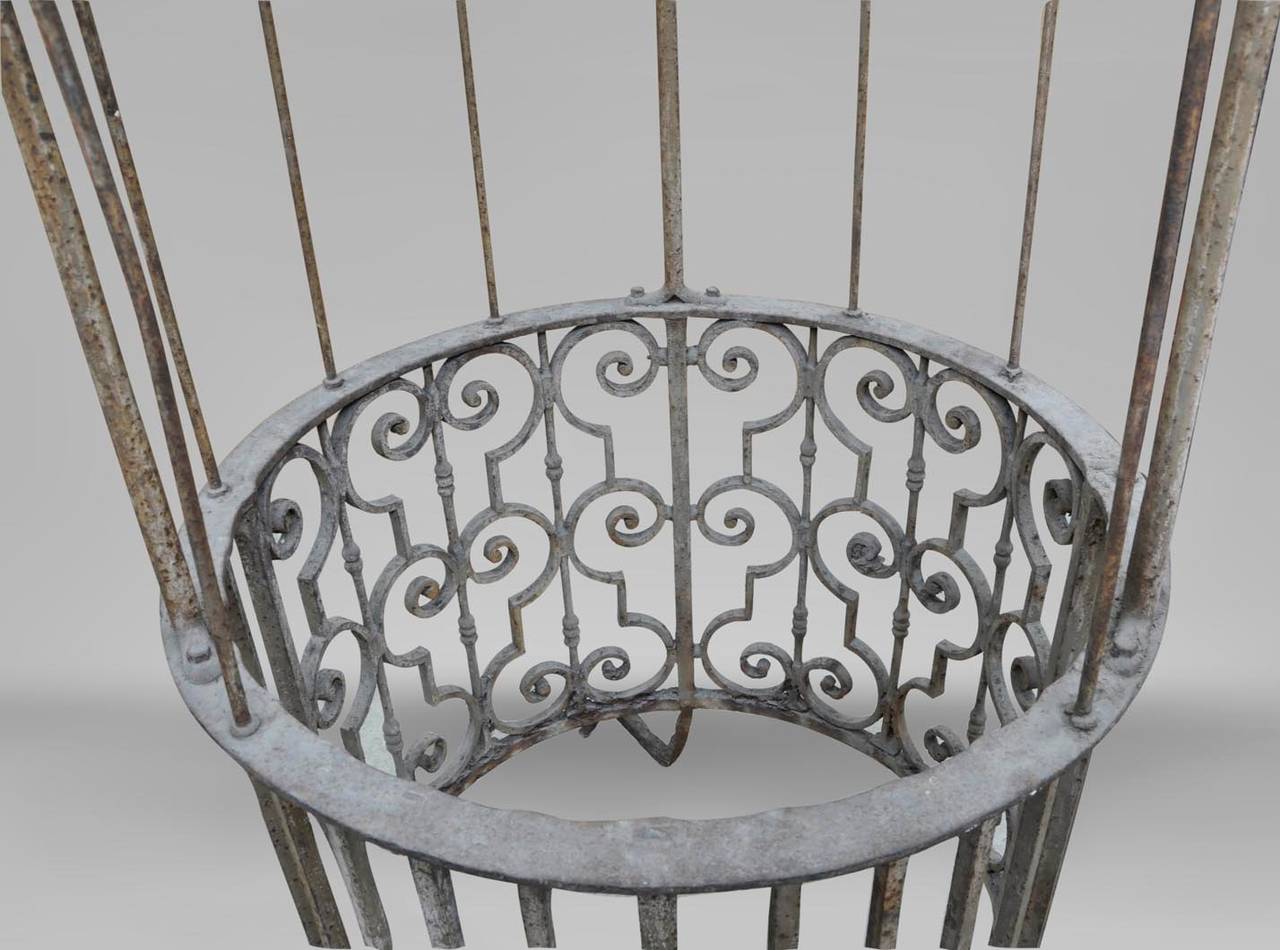 19th Century Wrought Iron Well Frame 1