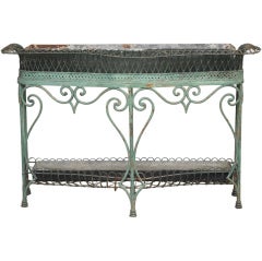 Vintage Wrought Iron Plant Stand