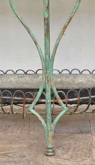 French Antique Wrought Iron Plant Stand