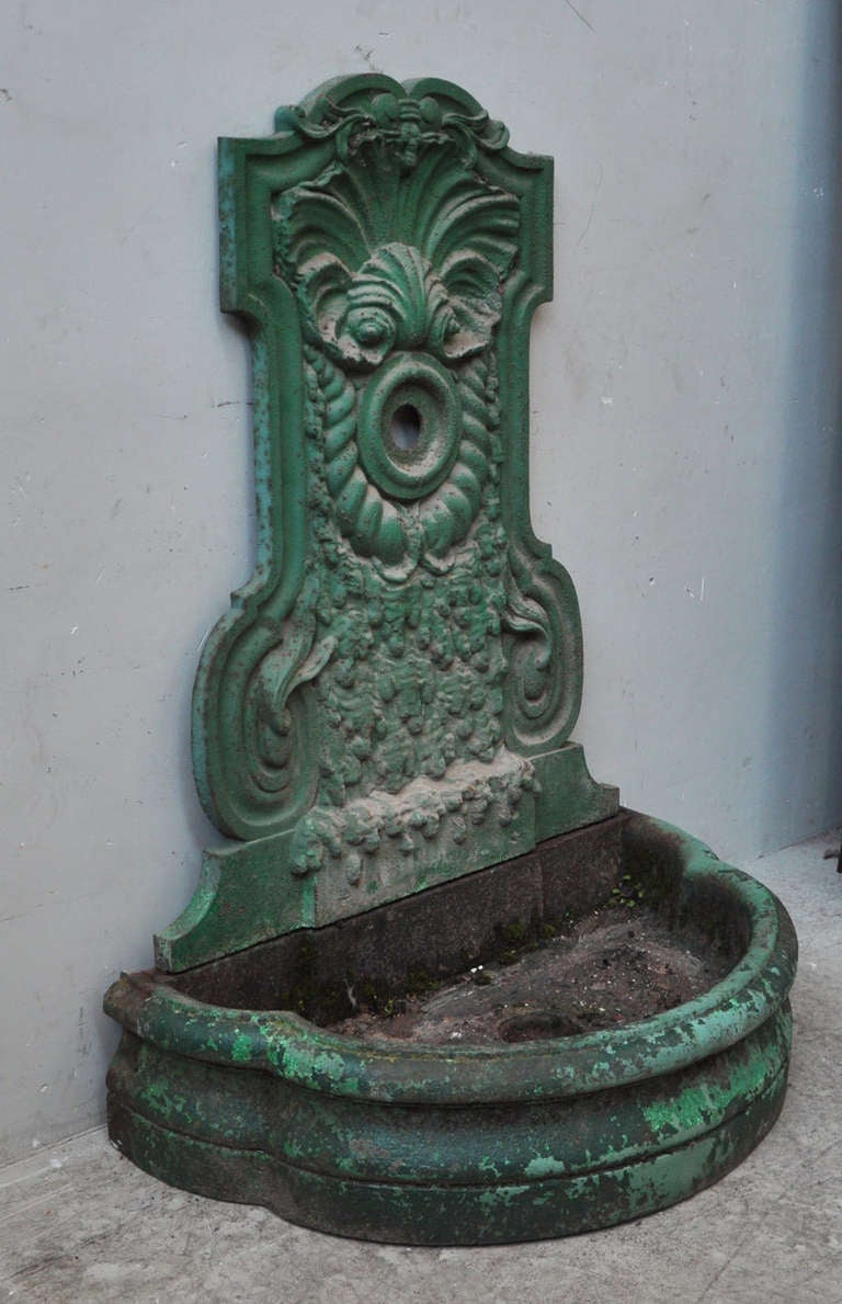 Antique Cast Iron Fountain, 19th Century 1
