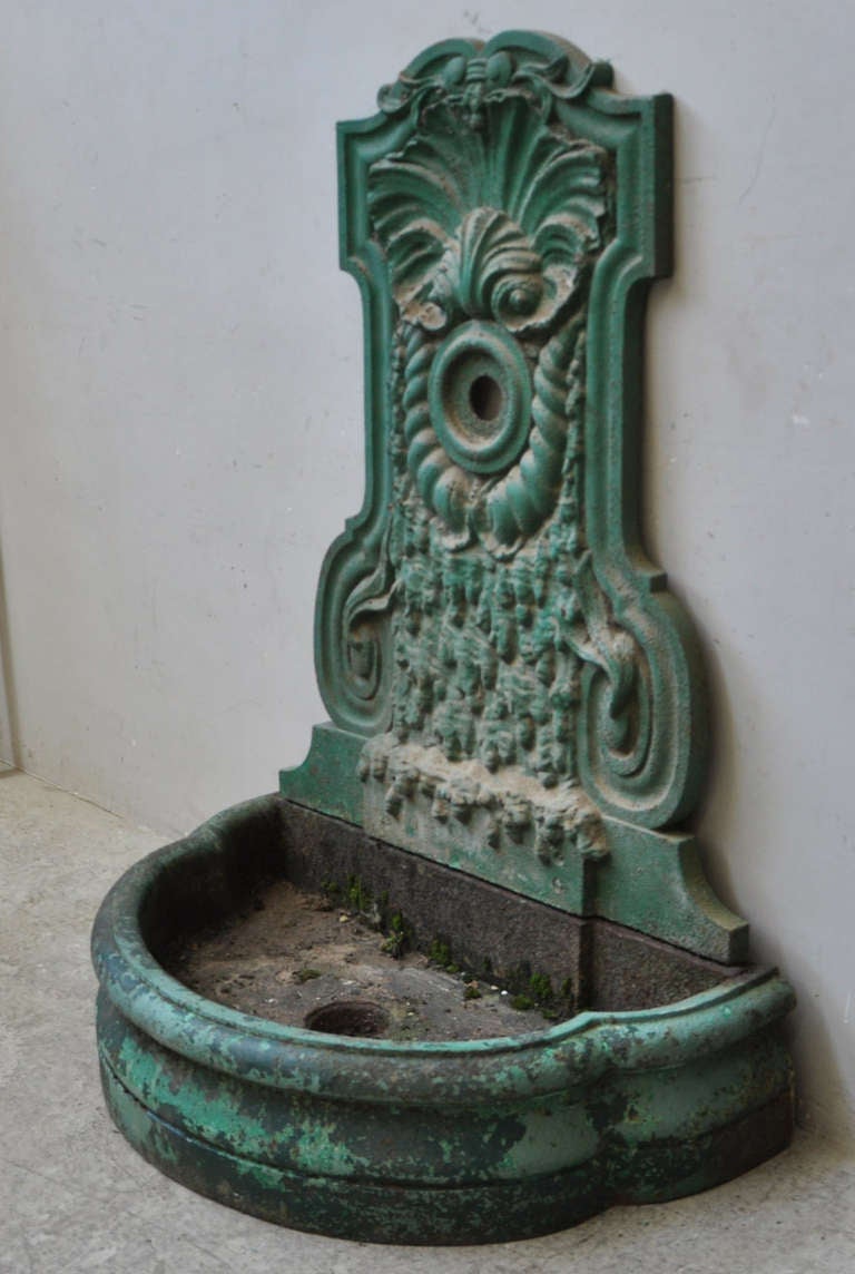 Antique Cast Iron Fountain, 19th Century 2