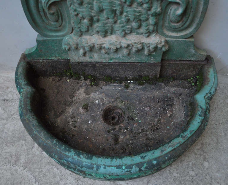 Antique Cast Iron Fountain, 19th Century 3