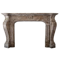 Regencey Style Fireplace Made Out of Lunel Marble
