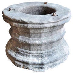 Antique Gothic period stone well, 13th c.