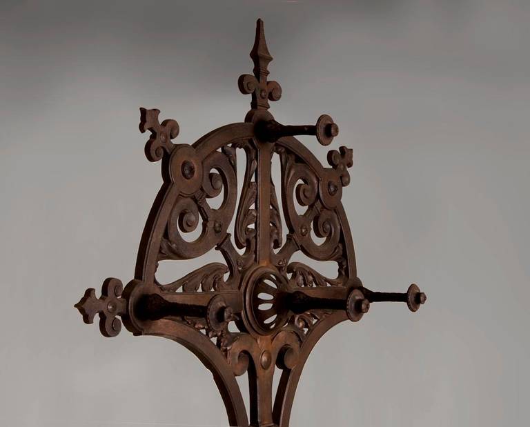 Aesthetic Movement Christopher Dresser Cast Iron Hall Stand, 19th Century For Sale