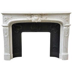 Exceptional antique Regence style fireplace from the Hotel Crillon, Paris